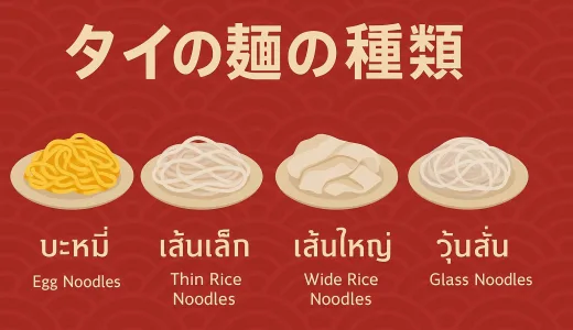 タイの屋台で選べる麺の種類4選｜クイッティアオの読み方とおすすめメニューを解説